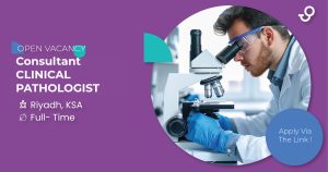 Consultant Clinical Pathologist job opportunity in Riyadh with DrJobs.site. Apply for a specialized role in clinical pathology at a leading hospital in Saudi Arabia.