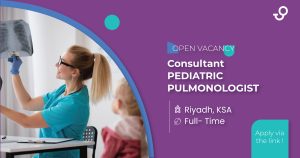 Consultant Pediatric Pulmonologist job opportunity in Riyadh with DrJobs.site. Apply for a specialized role in pediatric pulmonology at a leading hospital in Saudi Arabia.