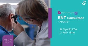 ENT Consultant job opportunity in Riyadh with DrJobs.site. Apply for a specialist role in ear, nose, and throat care at a leading medical facility.