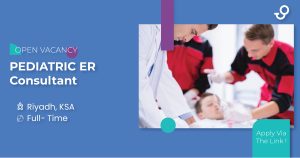 Pediatric Emergency Medicine (ER) Consultant job opportunity in Riyadh with DrJobs.site. Apply for a role in a leading medical facility and advance your career in pediatric emergency medicine.